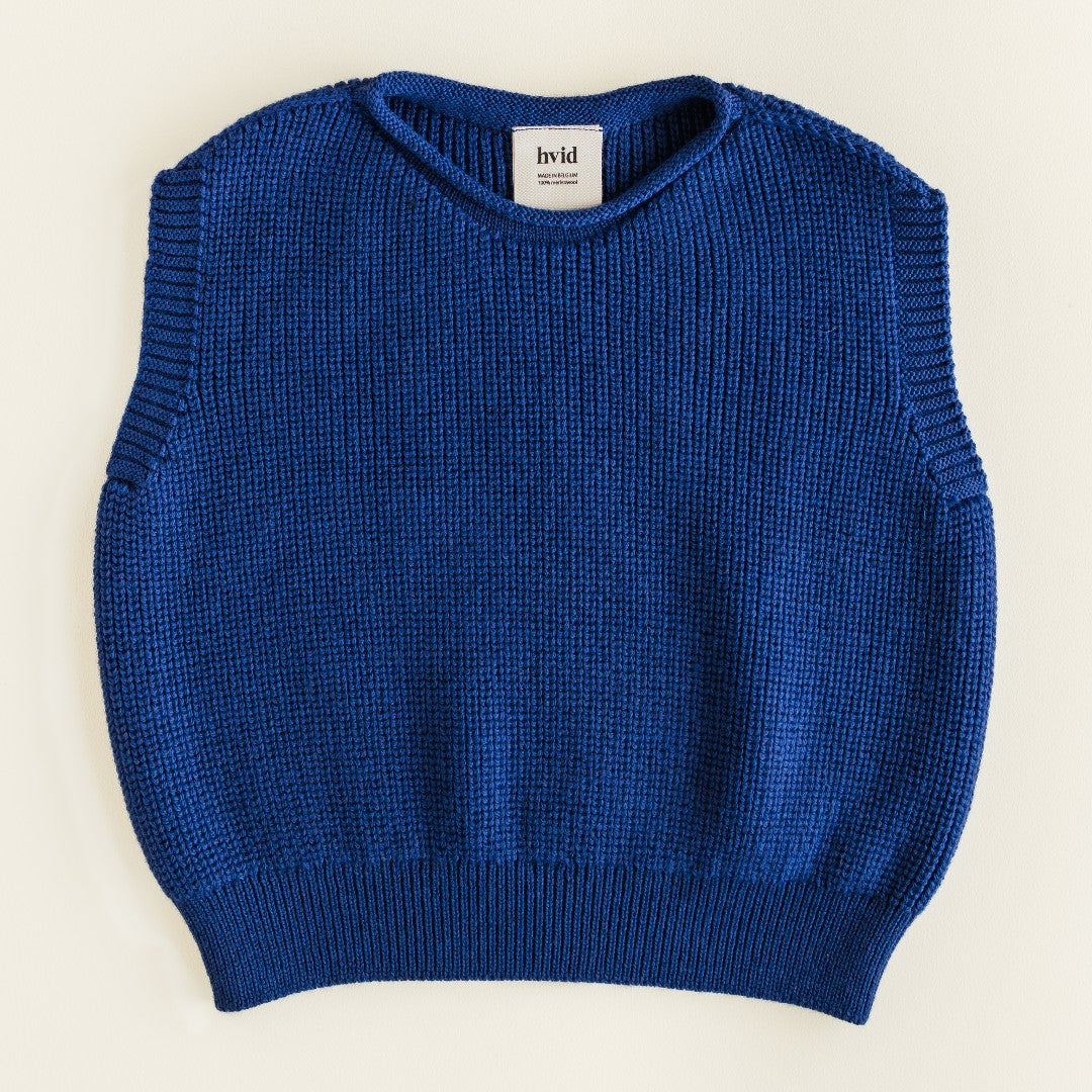 Hvid Vest Harvey Cobalt Blue Kids