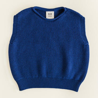 Hvid Vest Harvey Cobalt Blue Kids