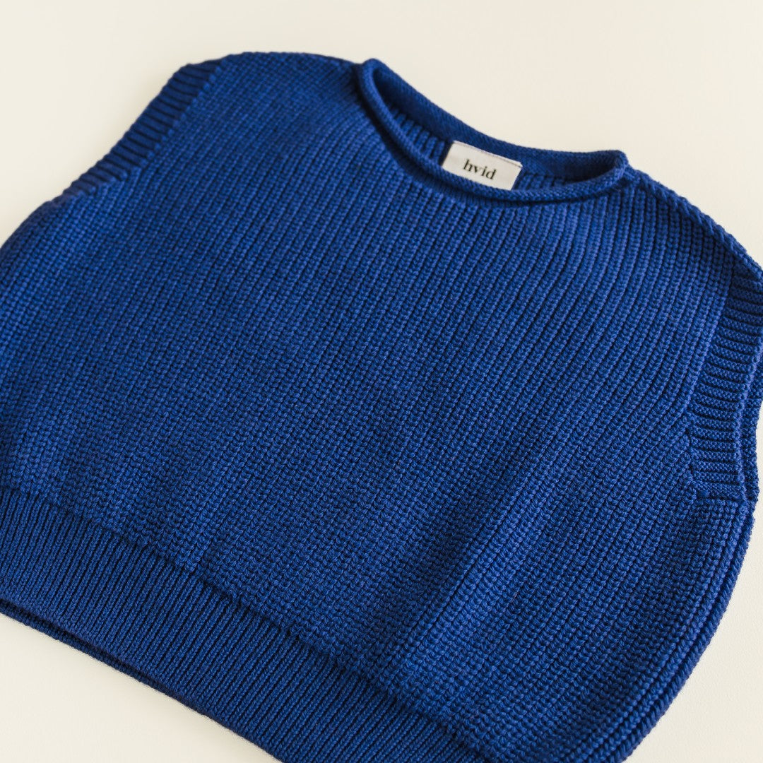 Hvid Vest Harvey Cobalt Blue Kids