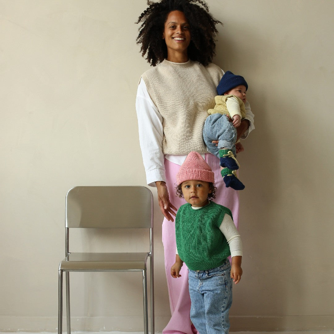 Hvid Vest Harvey Grass Kids