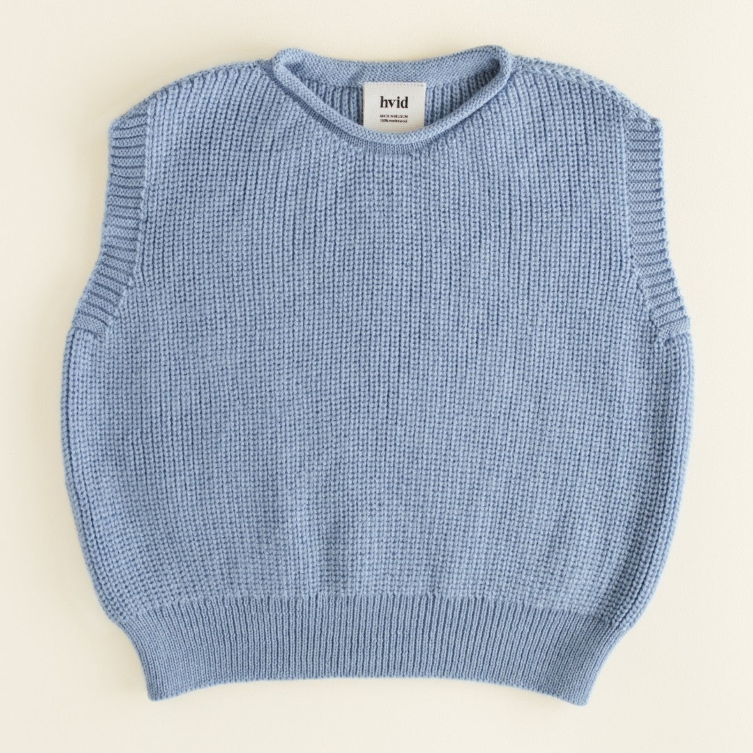Hvid Vest Harvey Light Blue Kids