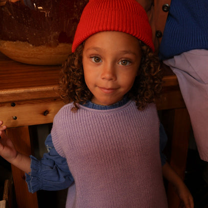 Hvid Vest Harvey Lilac Kids