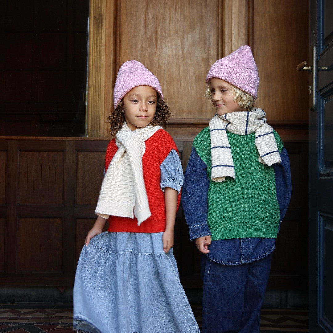 Hvid Vest Harvey Red Kids