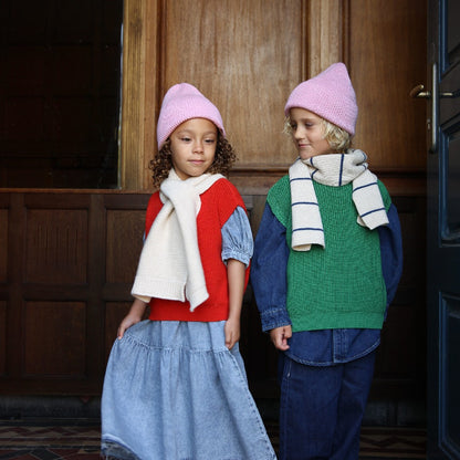 Hvid Vest Harvey Red Kids