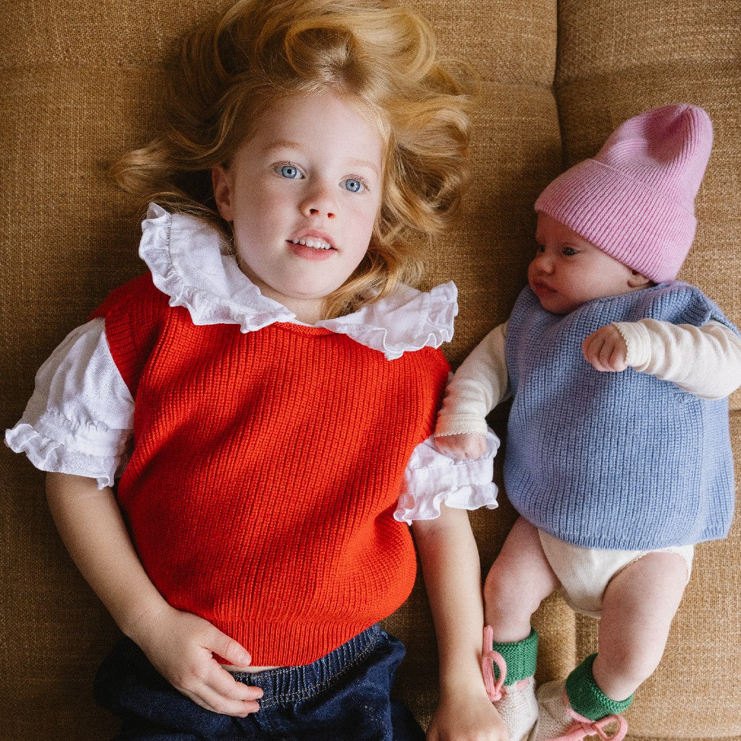 Hvid Vest Harvey Red Kids