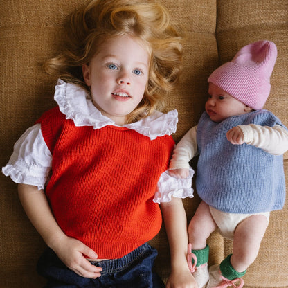 Hvid Vest Harvey Red Kids