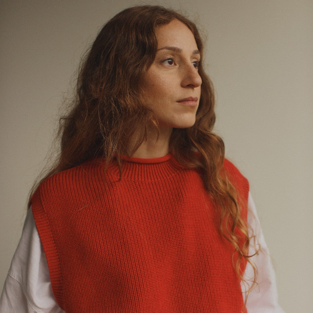 Hvid Vest Helle Red