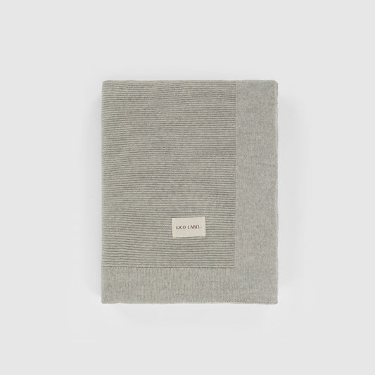 Kico Label Ledikant Deken Grijs