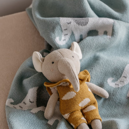 Little Otja Deken Elephant Teal