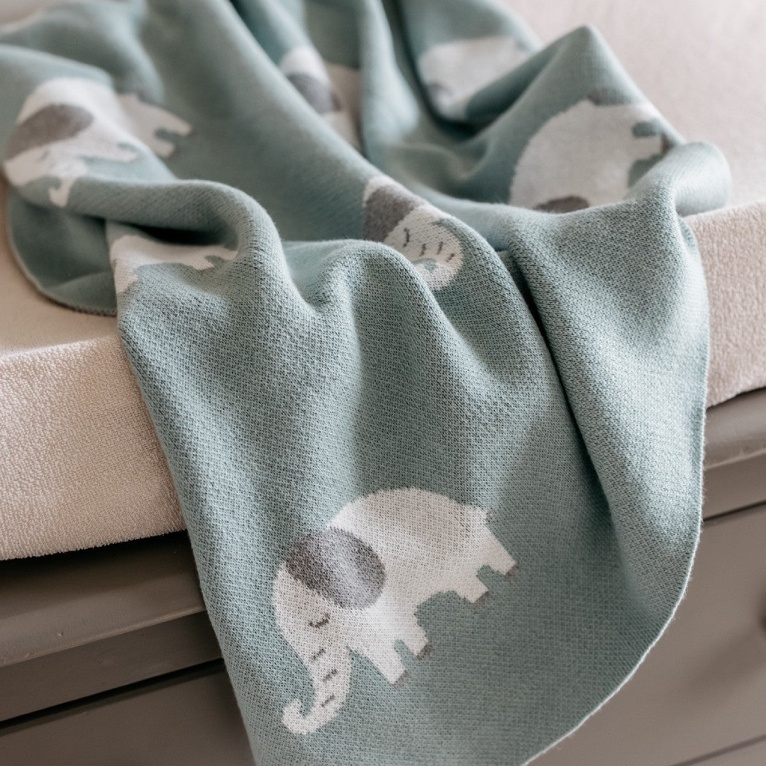 Little Otja Deken Elephant Teal
