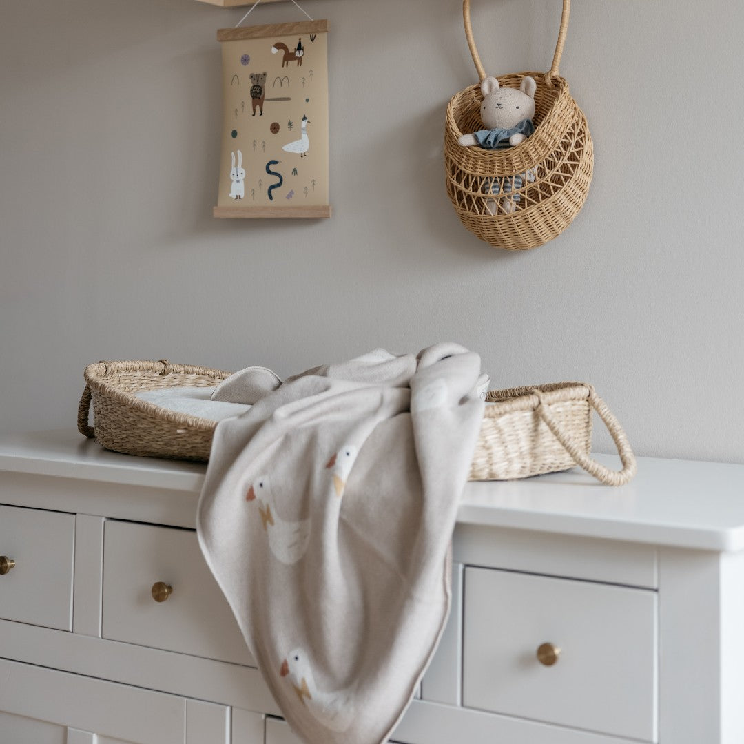 Little Otja Deken Goose Beige