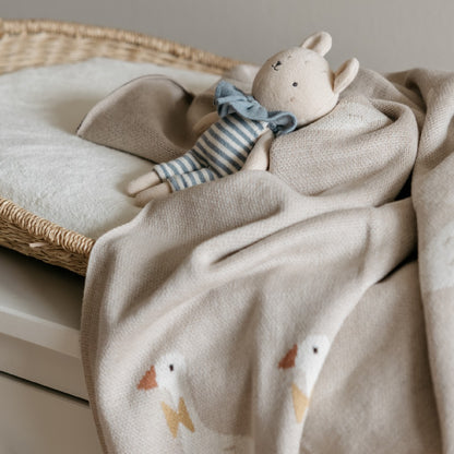 Little Otja Deken Goose Beige