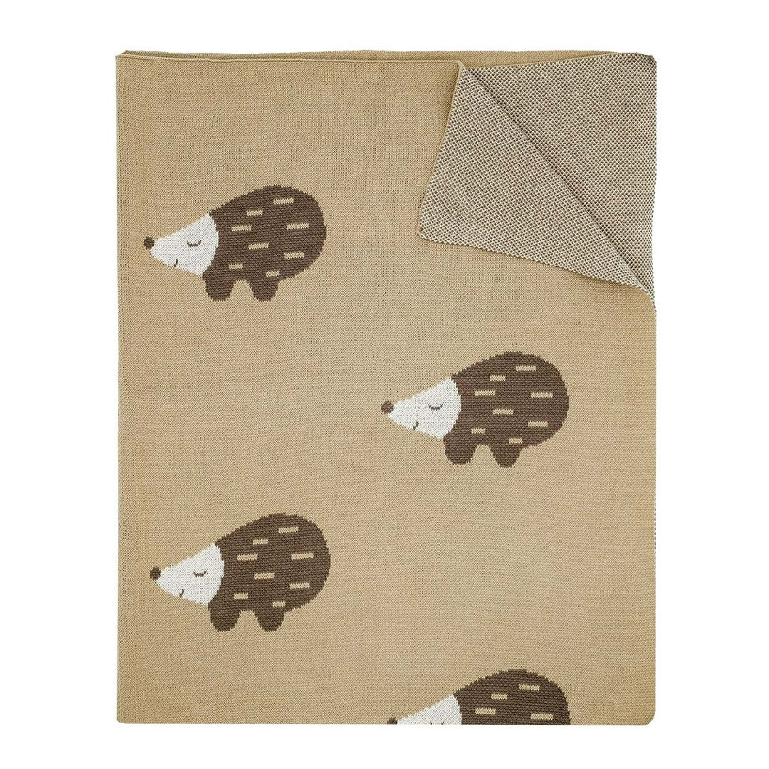Little Otja Deken Hedgehog Brown Khaki