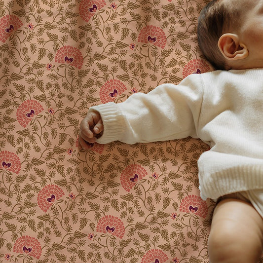 Luz and Moon XL Swaddle Lou Peachy Pink