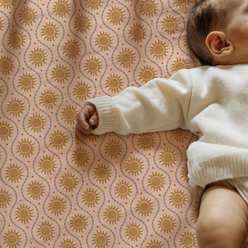 Luz and Moon XL Swaddle Sol Peachy Pink