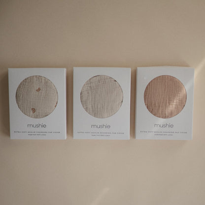 Mushie Aankleedkussenhoes Pale Taupe