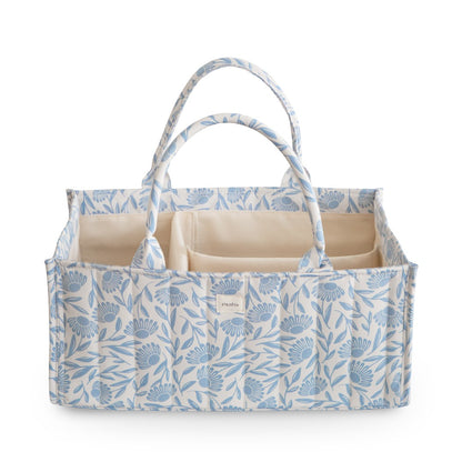 Mushie Luiermand Blue Flowers
