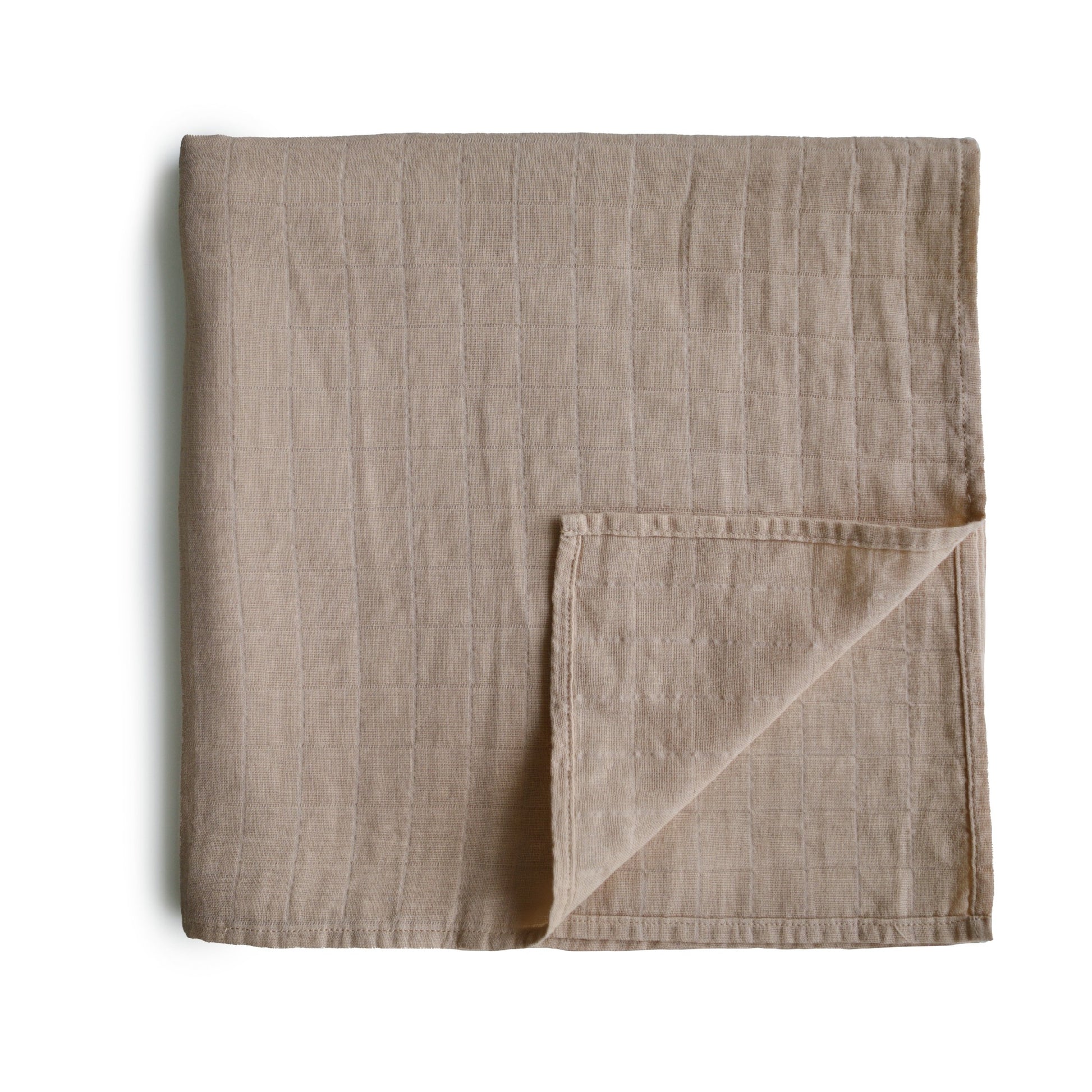 Mushie Swaddle Natural 120x120cm