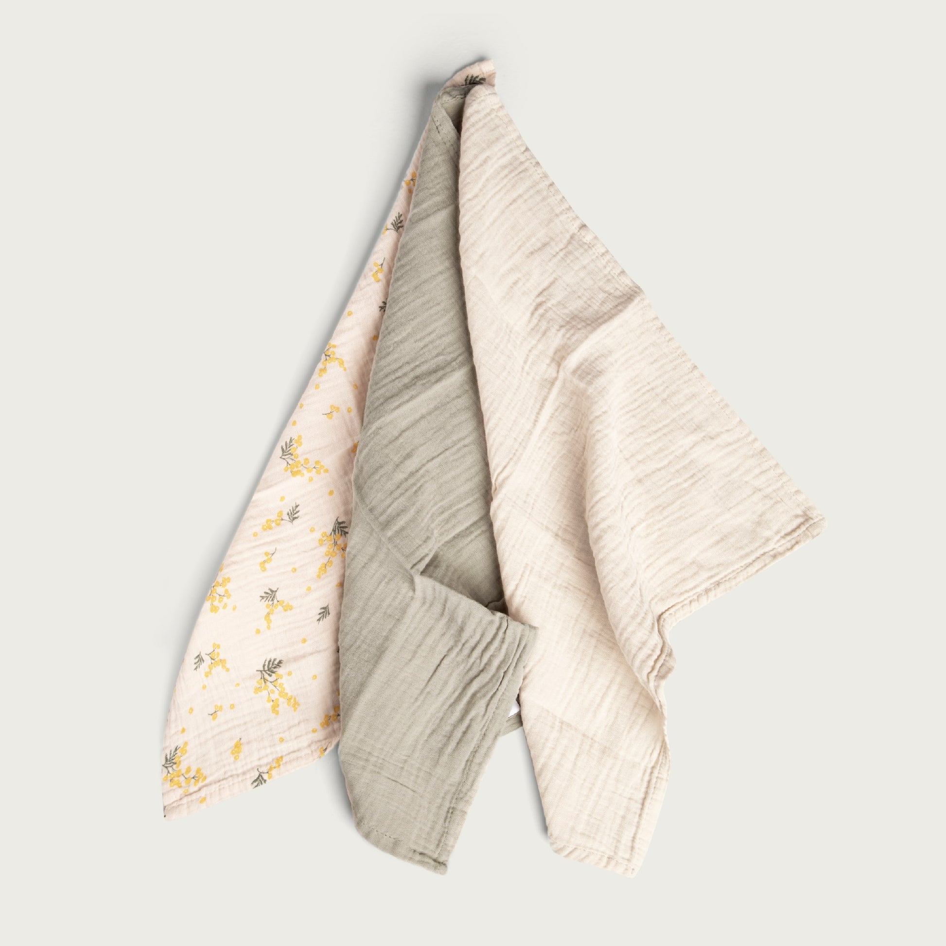 Garbo & Friends Burp Cloth 40x40cm Mimosa