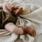 Hvid Baby Slofjes Terracotta