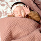 Luz and Moon XL Swaddle Uni blush