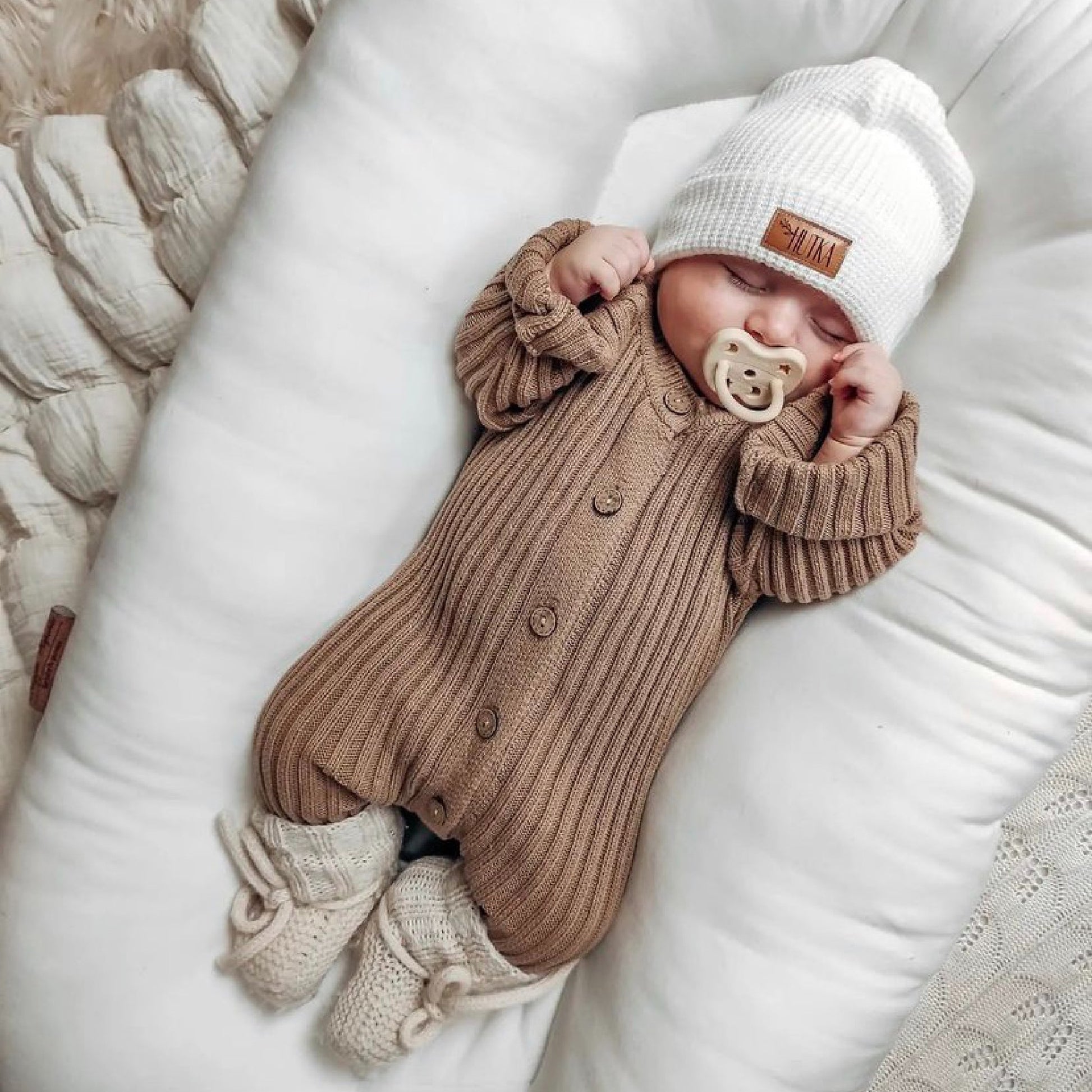 Hevea Milky White Fopspeen Rond