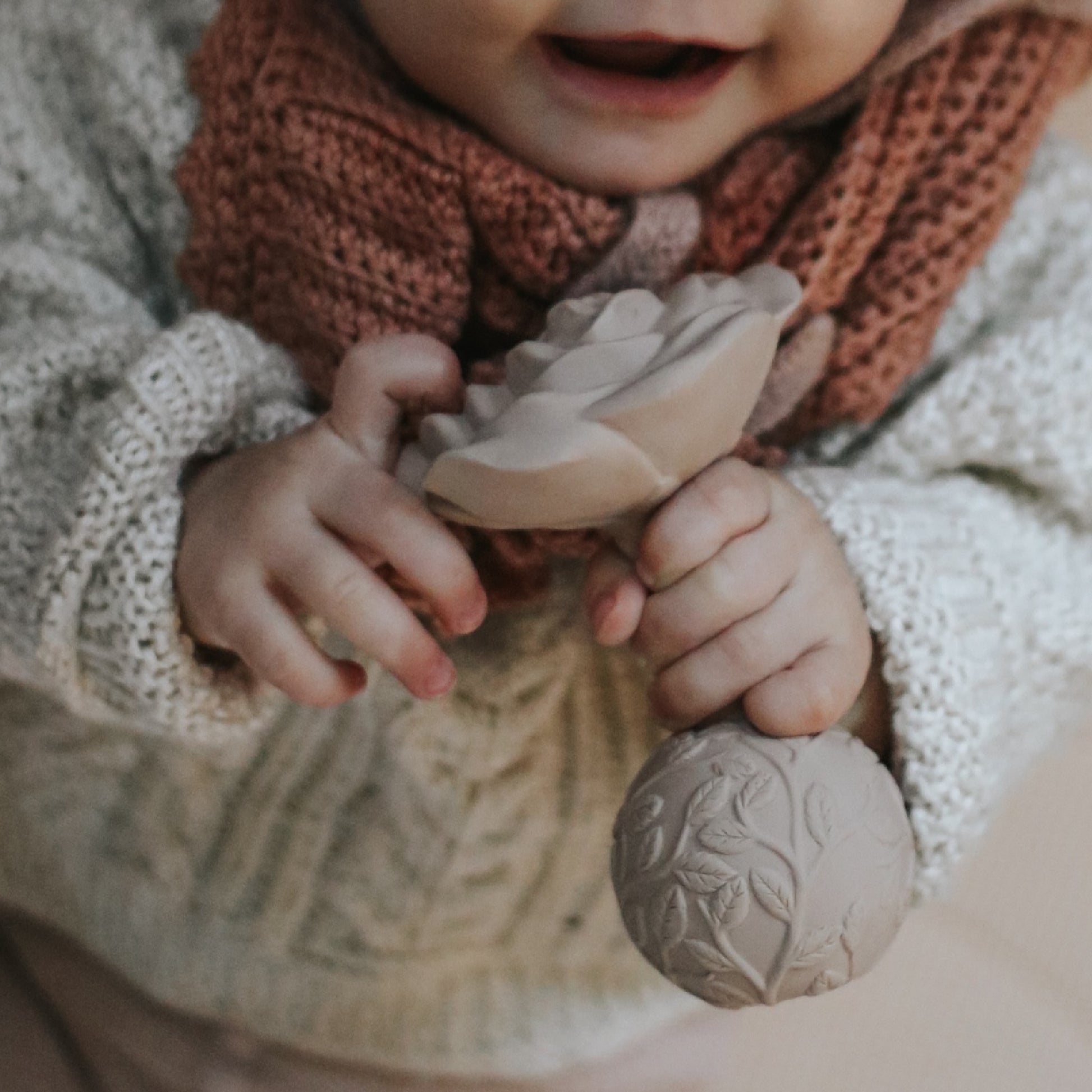 Natruba Rattle Rose Beige